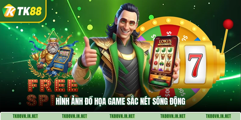 Hình ảnh đồ họa game sắc nét sống động