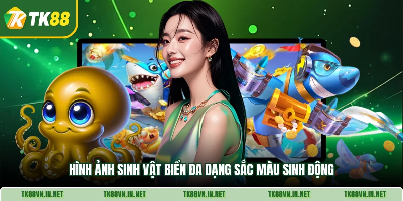 Hình ảnh sinh vật biển đa dạng sắc màu sinh động