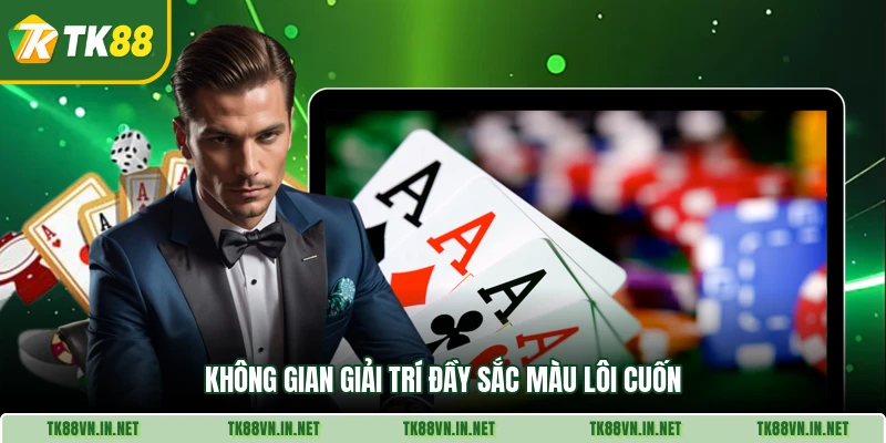 Không gian giải trí đầy sắc màu lôi cuốn