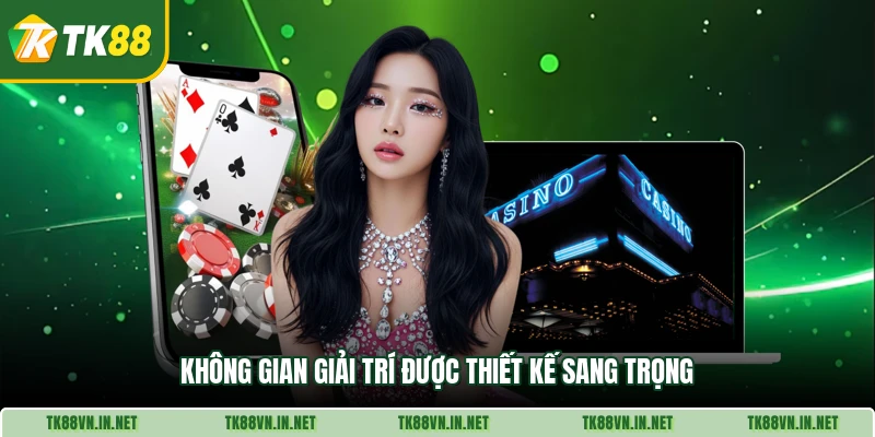 Không gian giải trí được thiết kế sang trọng